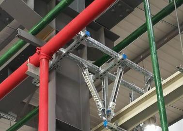 江阴该抗震支架的整体式支吊架结构协调性好